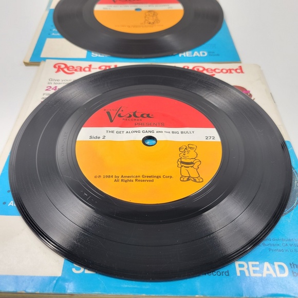 The Get Along Gang New Neighbor Big Bully Read Along Book & Vinyl Record‎ - Picture 5 of 9